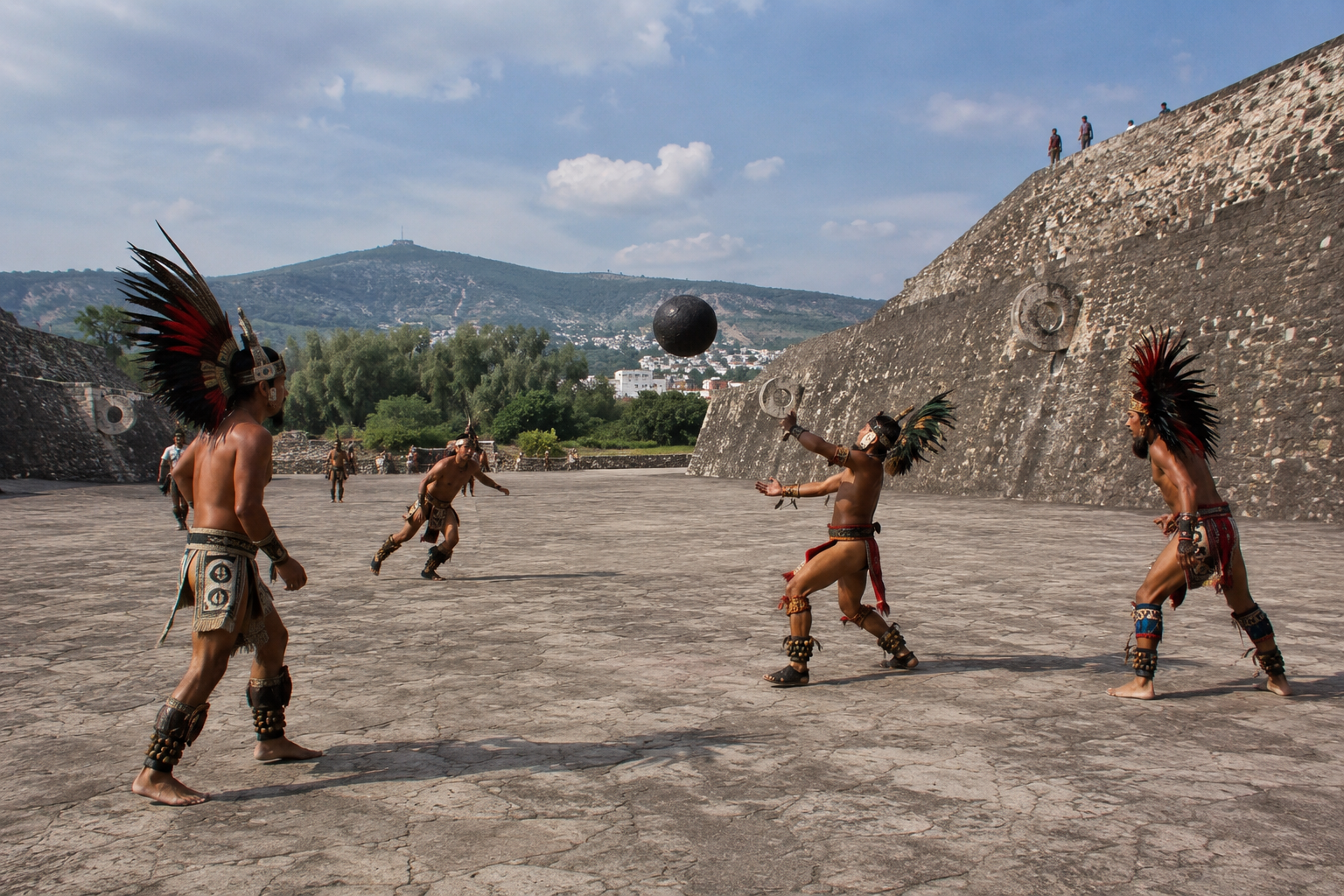 Regresa el ancestral juego de pelota a zonas arqueológicas de CDMX