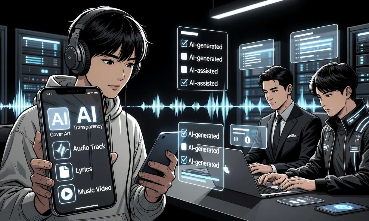 La música tendrá etiquetas para identificar contenido creado con IA