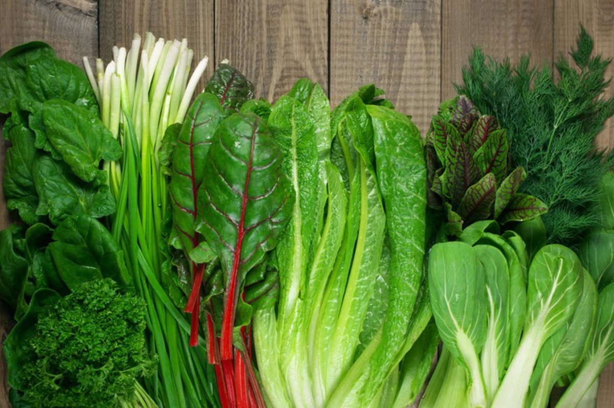 Verduras de hoja verde.
RECETA DE COCINA SALUD
SVETL/ ISTOCK