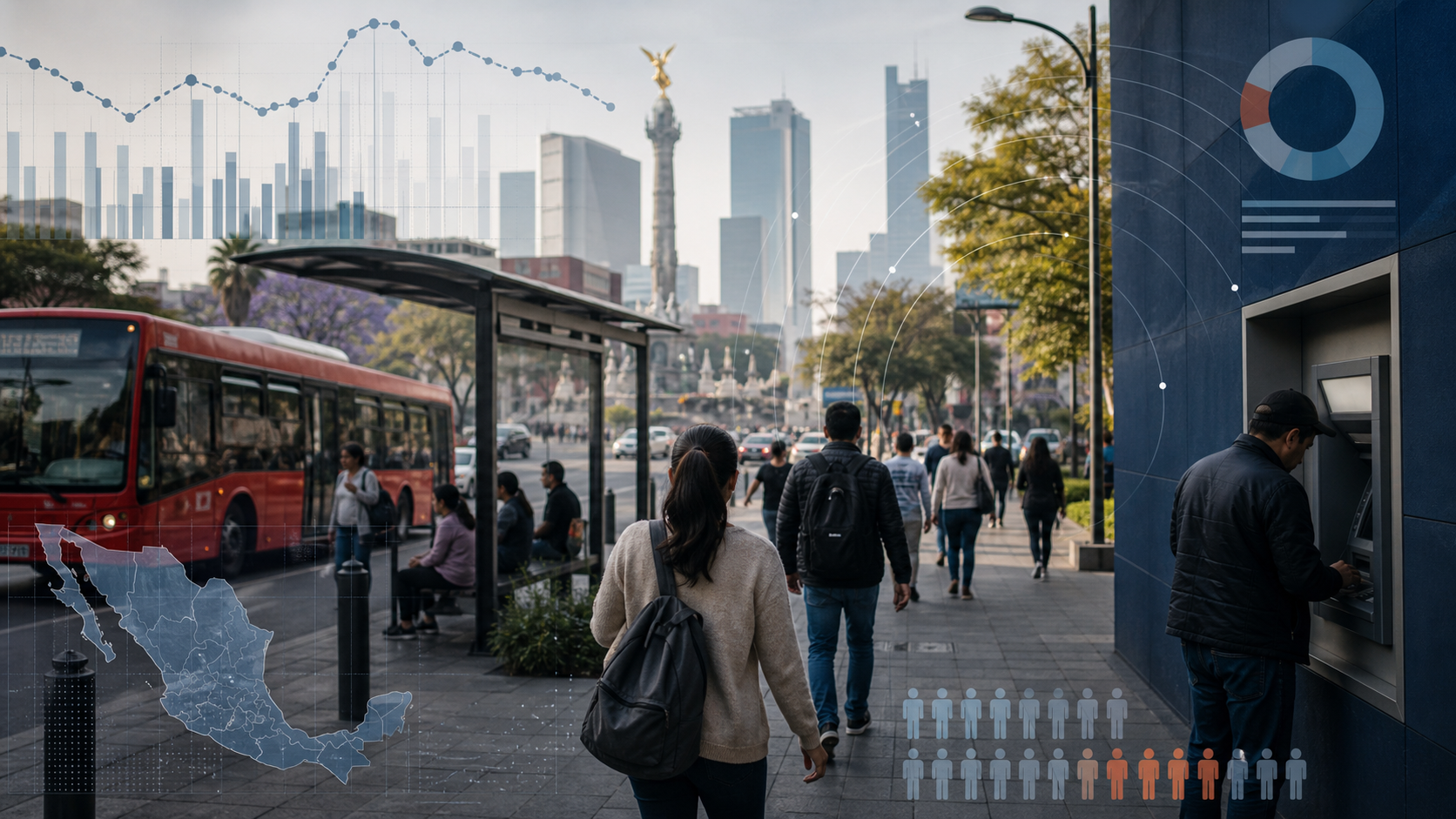 Inseguridad en México: miedo cotidiano baja, pero sigue marcando la vida urbana
