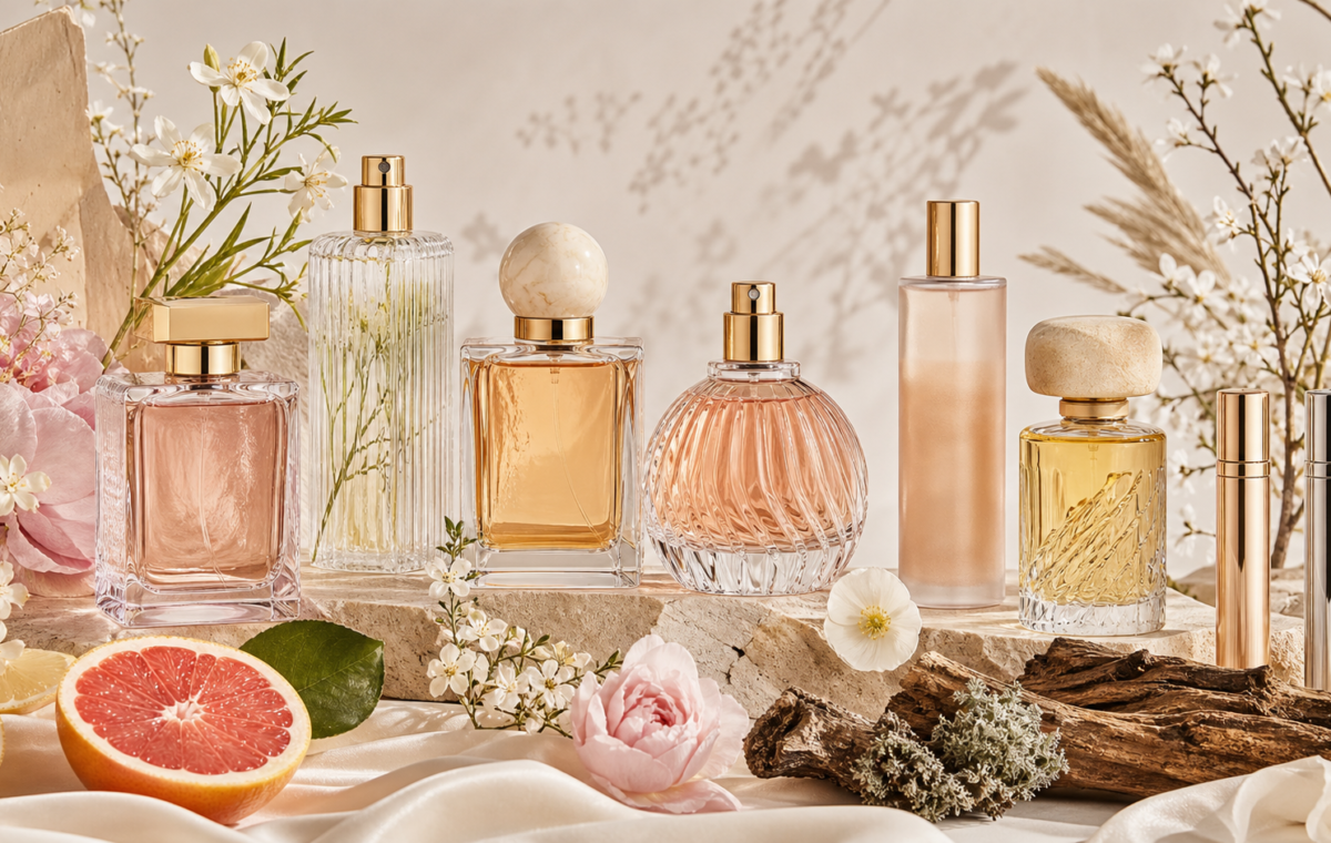Coleccion de perfumes, body mist y atomizadores para layering