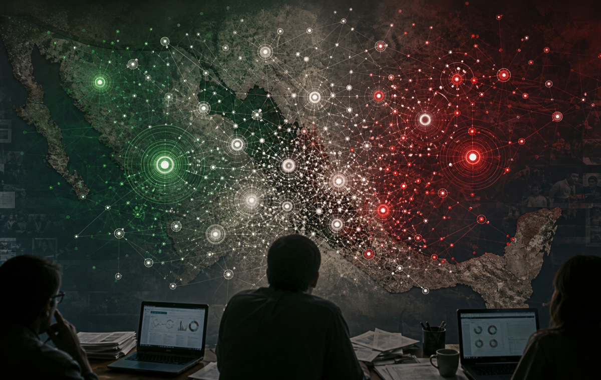 Red de interacciones digitales analizada por investigadores d