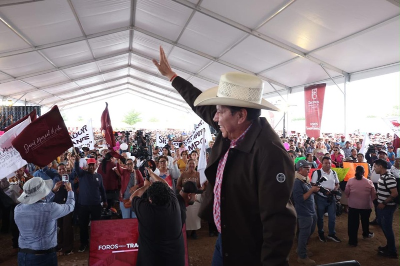David Monreal reporta inversión de 603 mdp en tres municipios