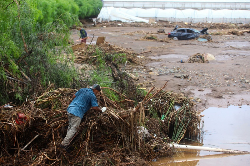 Sheinbaum anuncia apoyos para damnificados por Rachel en Baja California
